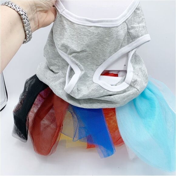 New Target Welcome‎ Everyone Pride Dog Tutu Skirt and Cropped Tank Top M Costume - Picture 7 of 9